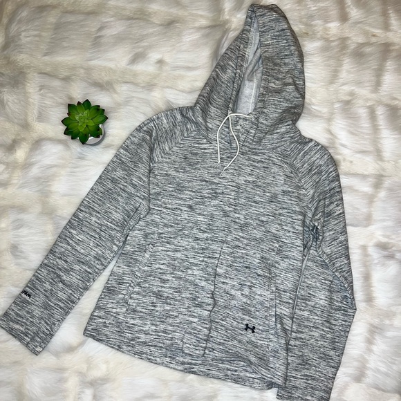 Under Armour Tops - Under Armour | Women’s Grey Storm Fitted Hoodie Medium